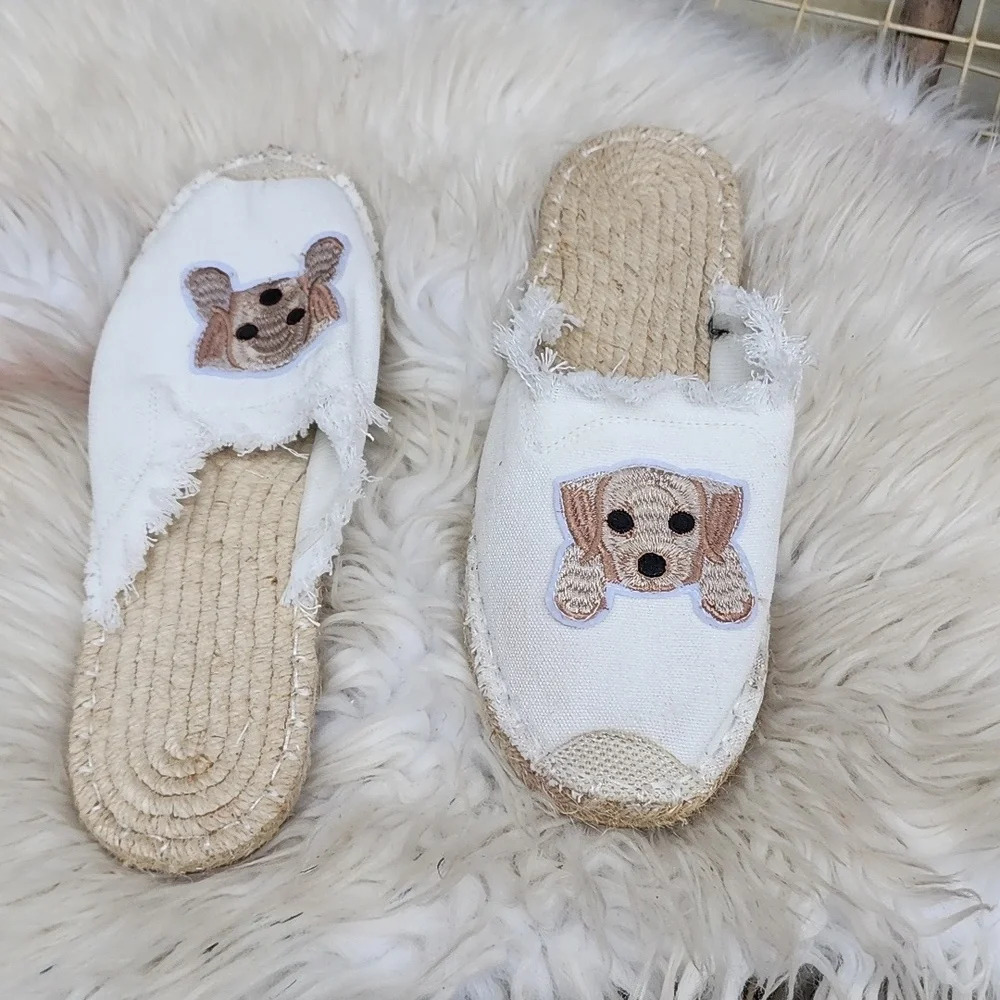 Canvas puppy slides 41/10 NEW